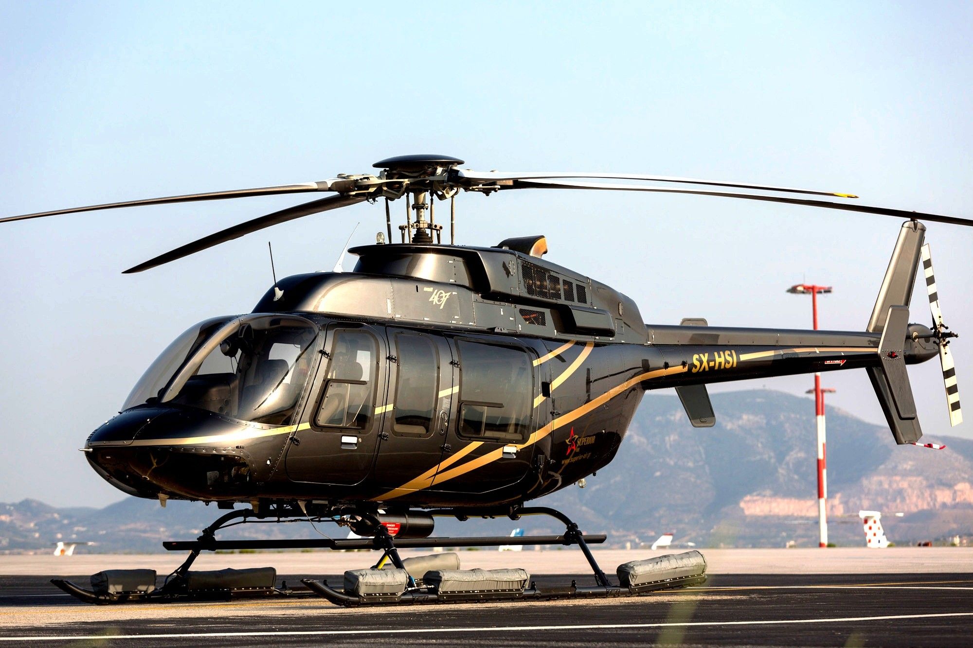 Bell 407 Helicopter
